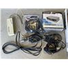 Image 2 : TRAY WITH MICROPHONES AND ASSORTED ELECTRONIC ITEMS