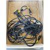 Image 3 : TRAY WITH MICROPHONES AND ASSORTED ELECTRONIC ITEMS