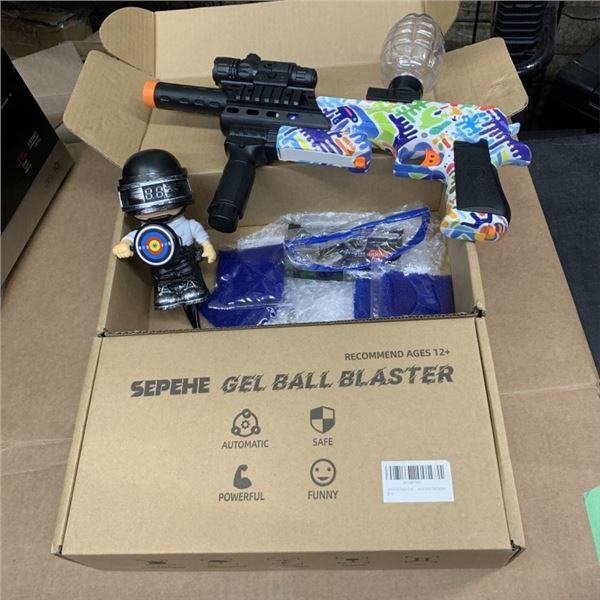 2 NEW SEPEHE FULLY AUTOMATIC ORBEEZ GEL BALL BLASTERS WITH DIGITAL COUNTING TARGET