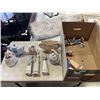 Image 1 : ASSORTED ANTIQUE COLLECTIBLES, SIGNED FIGURINES, TEAPOTS ETC