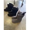 Image 1 : 3 NEW PAIRS OF WOMENS LINED BOOTS, SIZE 6
