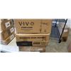 Image 1 : VIVO DUAL MONITOR PNEUMATIC DESK MOUNT, DUAL MONITOR DESK STAND, KEYBOARD TRAY AND SINGLE MONITOR DE