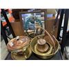 Image 1 : BRASS BUCKET, COPPER COLLECTIBLES ETC