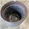 Image 2 : 3 LARGE PLASTIC PLANTERS, 19 INCH TALL, 24 INCH DIAMETER