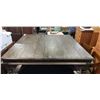 Image 1 : 5FT X 5FT RUSTIC DARK FINISH COFFEE TABLE