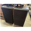 Image 1 : PAIR OF ACOUSTIC AUDIO H-CD12 FLOOR SPEAKERS WITH TWO HITACHI VHS AND DVD PLAYERS