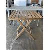 Image 2 : FOLDING TEAK TABLE