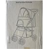 Image 2 : VIVO BLACK FOUR-WHEEL PET STROLLER