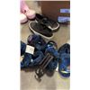 Image 2 : TWO NEW PAIRS OF SIZE 12 Y RUNNERS AND 11 Y RUBBER BOOTS INCLUDING THREE NEW PAIRS OF SIZE 7Y/8Y SLI