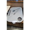 Image 2 : SERVING TRAY WITH KETTLE, CARAFFE, LAP DESK AND SHELF