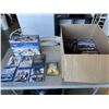 Image 1 : ASSORTED DVDS AND BLU RAYS, MOSTLY NEW SEALED, AND CONTAINER SET