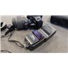 Image 4 : NIKON D3200 DSLR WITH CHARGER AND FLASH, WORKING