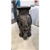 Image 2 : 2 CERAMIC ELEPHANT STOOLS