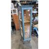 Image 4 : ANTIQUE REPRODUCTION GLASS DOOR DISPLAY CABINET, MADE IN ITALY