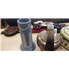 Image 2 : WEDGEWOOD VASE, ANTIQUE LIDDED TUREEN AND LIDDED SILVER POT