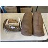 Image 1 : BLAZING NEEDLES FUTON COVER AND 2 BOLSTER PILLOWS