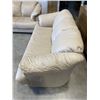Image 8 : BEIGE LEATHER SOFA  AND LOVESEAT, VERY CLEAN, NO RIPS OR TEARS, GOOD OVERALL CONDITION