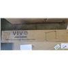 Image 3 : VIVO LIGHT WOOD 71 X 30 ELECTRIC SIT TO STAND WORKSTATION DESK, WITH WHITE ELECTRIC SINGLE MOTOR DES