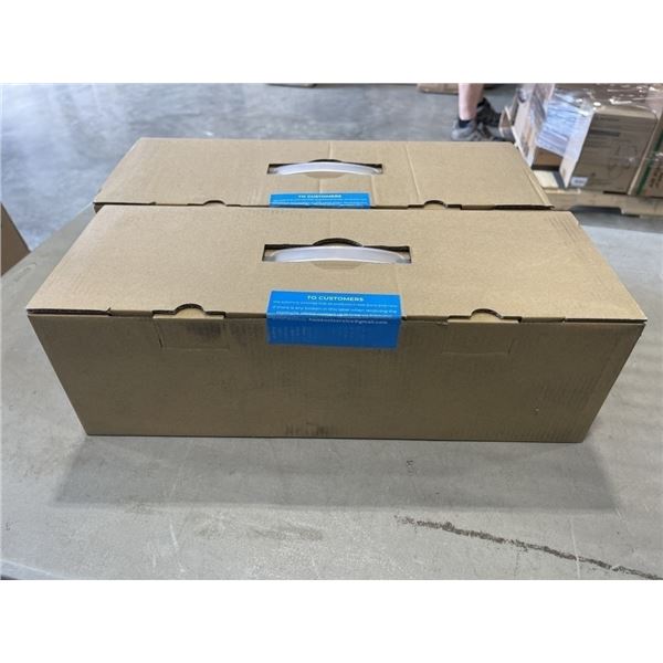 2 NEW ELECTRIC SPIN SCRUBBERS