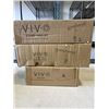 Image 1 : 2 VIVO DUAL MONITOR DESK MOUNTS AND KEYBOARD TRAY
