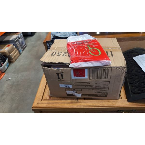 CASE OF 125 NEW BIKE BAGS