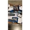 Image 2 : TWO BOXES OF VARIOUS PHONE CASES, REMOTE AND CABLES