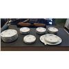 Image 1 : LIMOGES CHINA, TABLE SETTINGS, GRAVY BOAT, TWO ROASTERS, SOUP BOWLS ETC.