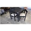 Image 1 : MODERN FLIP TOP EXTENDABLE TABLE WITH 4 CHAIRS