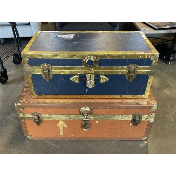 TWO STEAMER TRUNKS