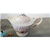 Image 2 : 2 TEAPOTS, ONE WITH MATCHING LIDDED SUGAR DISH