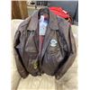 Image 1 : VINTAGE BROWN LEATHER JACKET
