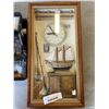 Image 2 : NAUTICAL WALL CLOCK AND TACKLE BOX WITH CONTENTS