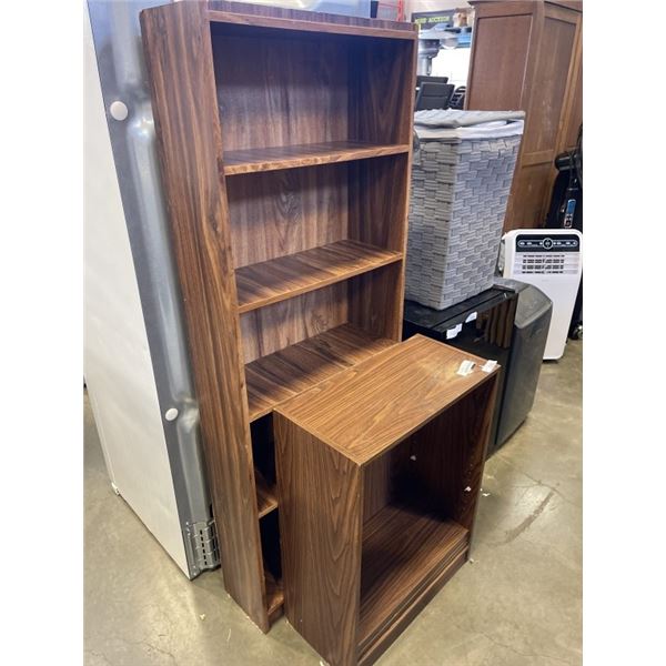6' AND 3' TALL BOOKSHELVES