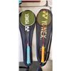Image 1 : YONEX VOLTRIC 7 AND YONEX NANOSPEED 300 BADMINTON RACQUETS, BOHT HAVE SOFT CASE