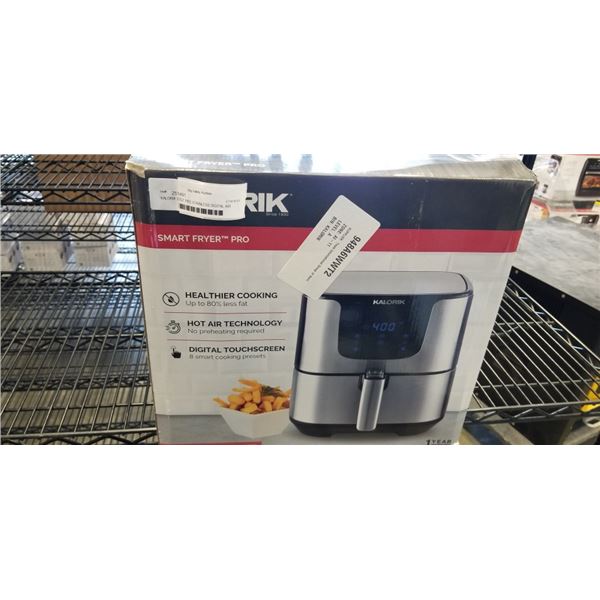 KALORIK 3.5QT PRO STAINLESS DIGITAL AIR FRYER - TESTED WORKING, RETAIL $99