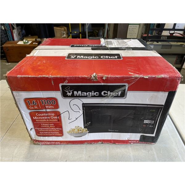 MAGIC CHEF 1.6 CU. FT, 1100 WATTS MICROWAVE