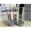 Image 2 : SET OF 6 NEW EPARE HIGHBALL GLASS SET, DUAL WALL INSULATED GLASS RETAIL $54 EACH, 3 SETS OF 2, TOTAL