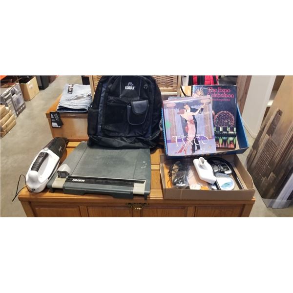 ASSORTED ELECTRONICS AND HOUSEHOLD ITEMS