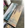 Image 2 : SET OF FOUR CANVAS PAINTINGS 60 IN BY 20-IN