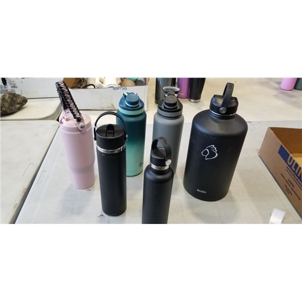 ASSORTED BRAND NAME WATER BOTTLES
