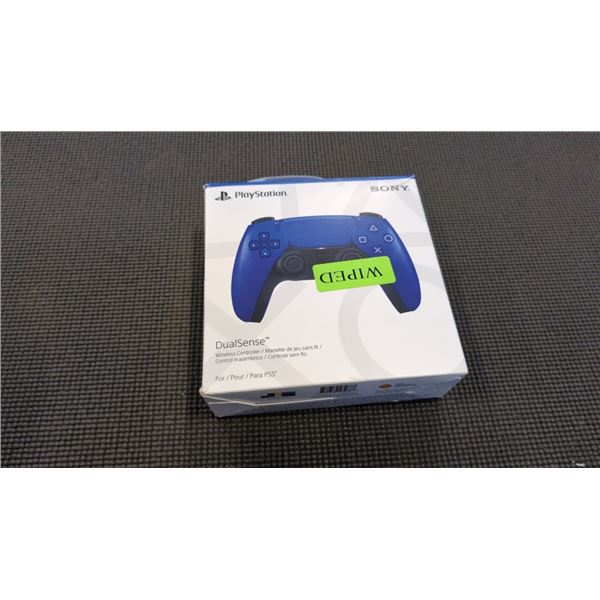 PS5 COBALT BLUE DUALSENSE WIRELESS CONTROLLER - TESTED WORKING, RETAIL $94