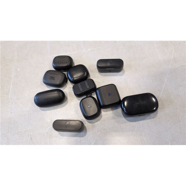 10 SETS OF BLUETOOTH WIRELESS EAR BUDS SETS, INCLUDING SOME BRAND NAMES