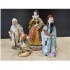 Image 1 : 4 HAND PAINTED FIGURES