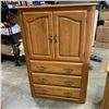 Image 1 : SHERMAG OAK WARDROBE DRESSER