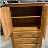Image 2 : SHERMAG OAK WARDROBE DRESSER
