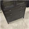 Image 2 : IKEA STORAGE CABINET WITH GLASS DOORS