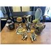 Image 1 : LOT OF COLLECTIBLE FIGURINES, STEINS, VASE ETC