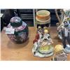 Image 2 : LOT OF COLLECTIBLE FIGURINES, STEINS, VASE ETC