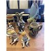 Image 3 : LOT OF COLLECTIBLE FIGURINES, STEINS, VASE ETC