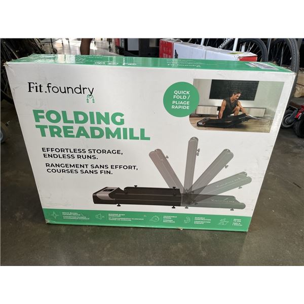FIT FOUNDRY FOLDING WALKING PAD TREADMILL - TESTED WORKING, RETAIL $329